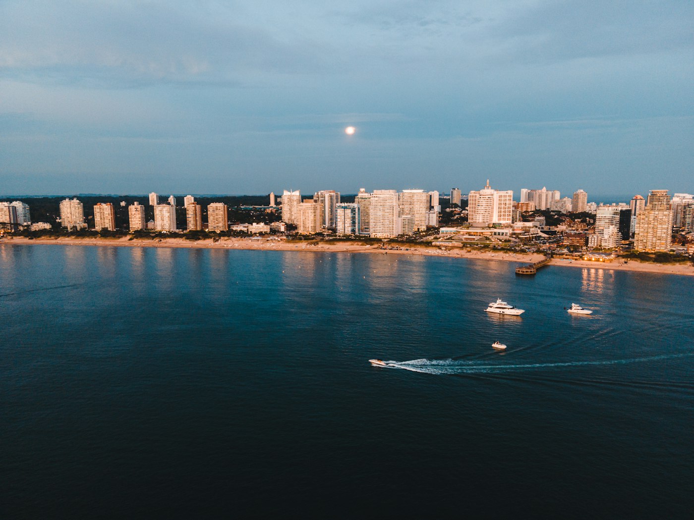 Bahía y costa de Uruguay